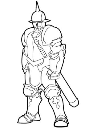 dessin chevalier