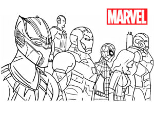 dessin de marvel