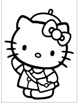 dessin hello kitty