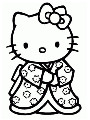 dessin hello kitty