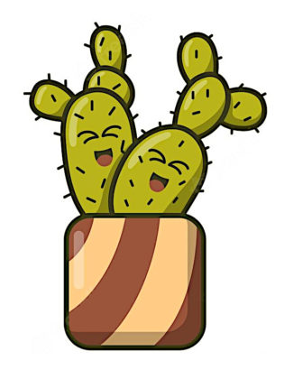 dessin kawaii cactus