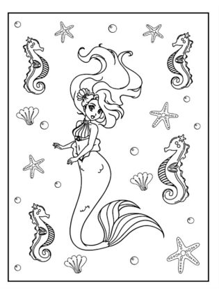 dessin sirene