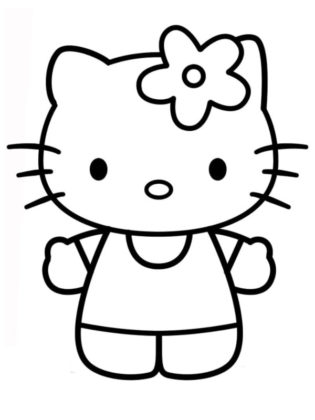 hello kitty coloriage