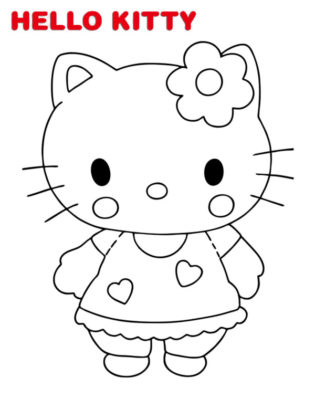 hello kitty coloriage