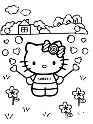 hello kitty dessin