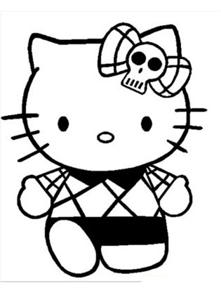 hello kitty dessin