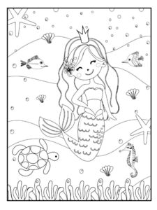 sirene coloriage