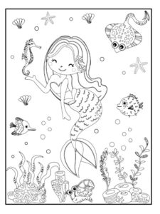 sirene coloriage