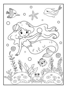 sirene coloriage