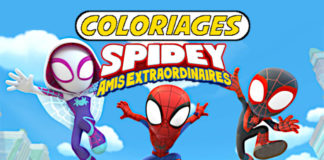 coloriage spidey