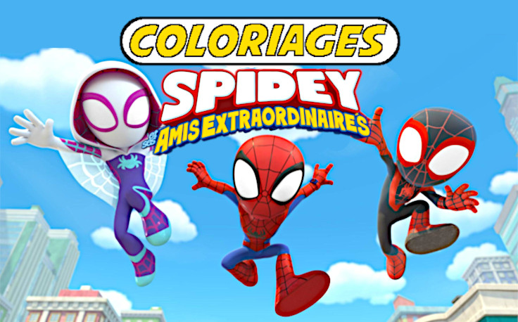 Marvel Spidey et ses amis extraordinaires - Je colorie sans