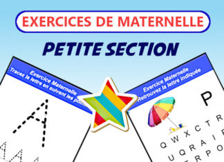 exercice petite section gratuit