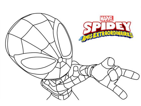 spidey et ses amis coloriage