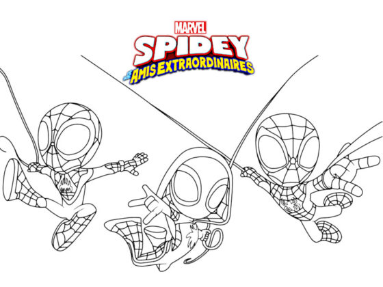 spidey et ses amis coloriage