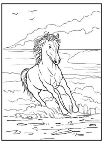 cheval dessin