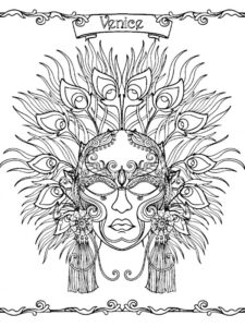 coloriage carnaval