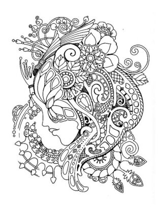 coloriage carnaval