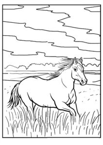 dessin cheval