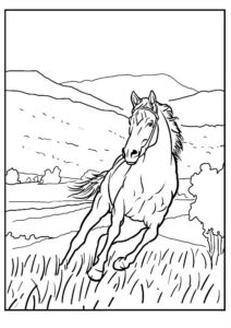 dessin cheval