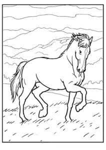 dessin de cheval