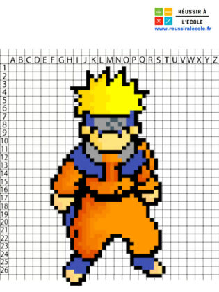 naruto pixel art