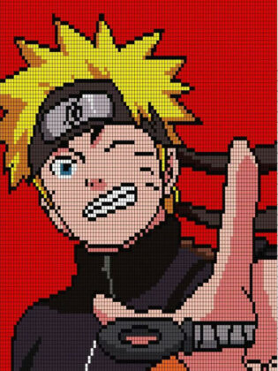 naruto pixel art