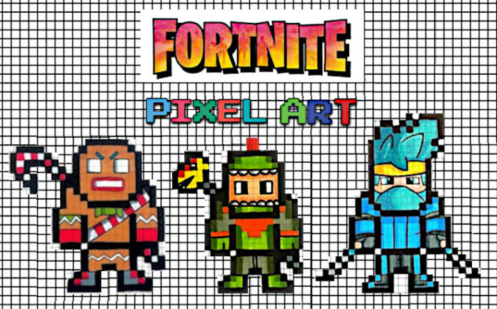 pixel art fortnite