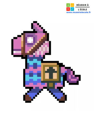 pixel art fortnite lama