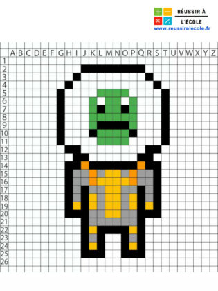 pixel art fortnite skin facile