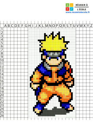 pixel art naruto