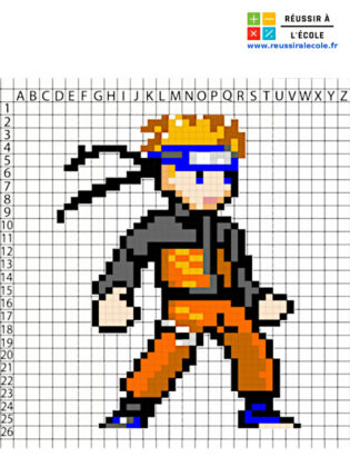 pixel art naruto