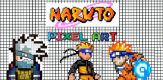 pixel art naruto