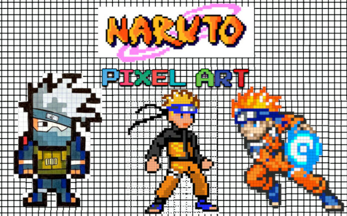 pixel art naruto