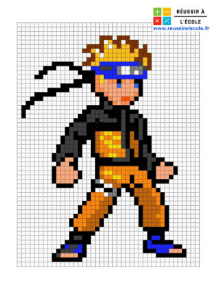 pixel art naruto