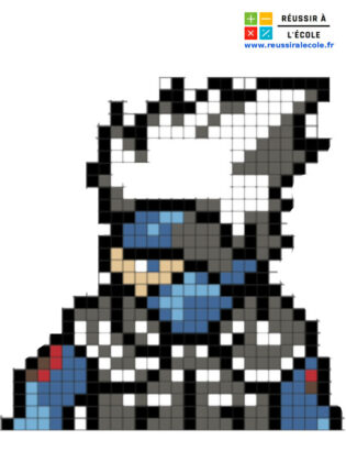 pixel art naruto kakashi