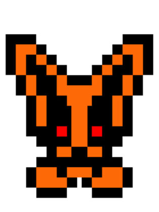 pixel art naruto kyubi