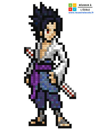 pixel art naruto sasuke