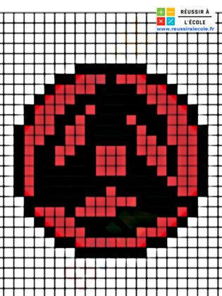 pixel art naruto sharingan