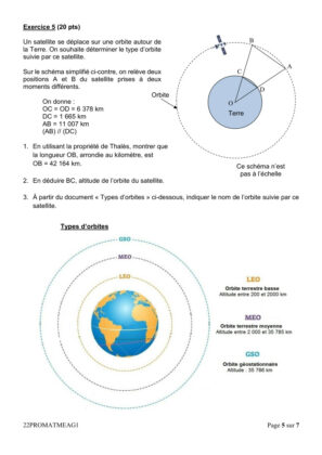 brevet de maths 2022