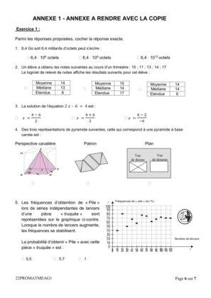 brevet de maths 2022