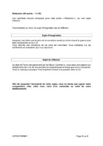 brevet 2022 français