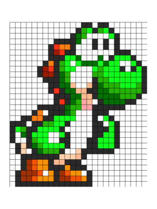 mario pixel art