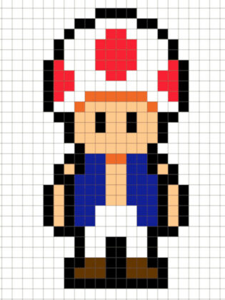 mario pixel art