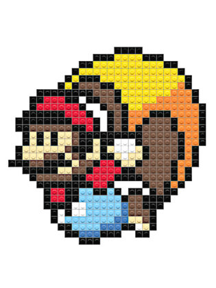 mario pixel art