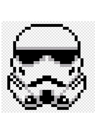 modele pixel art star wars