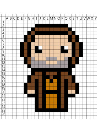 modele pixel art star wars