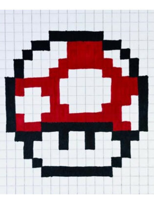 pixel art mario