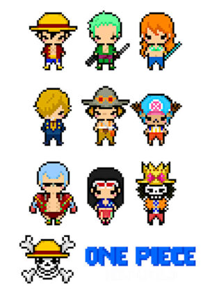 pixel art one piece