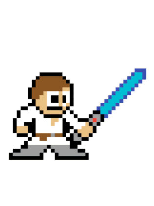 pixel art star wars