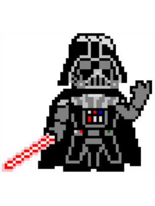 pixel art star wars